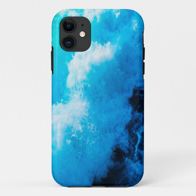 iPhone / coque ipad - Blue Ocean Wave (Dos)