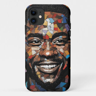 iPhone / coque ipad Mens Visage Mosiaque coloré