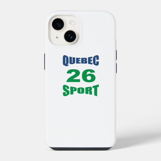 iPhone Coque iPhone14 QUEBEC SPORT 26 (Verso)