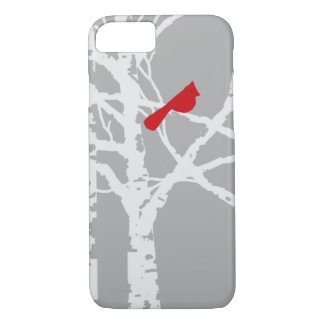 iPhone cover.  Cardinal on tree branch. Case-Mate iPhone Case