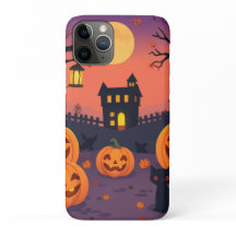 iPhone et coque ipad Halloween - Citrouilles et sp