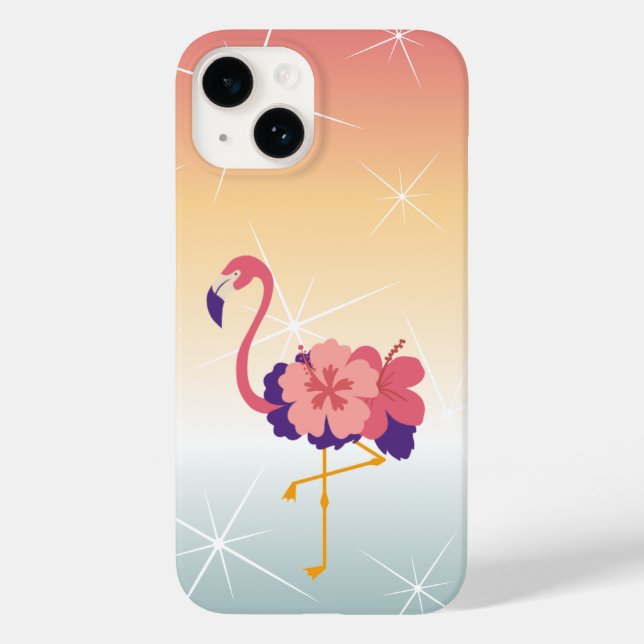 iPhone / Flamant rose coque ipad Sunset Collection (Verso)