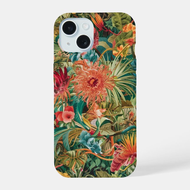 Iphone floral 15 coque (Verso)