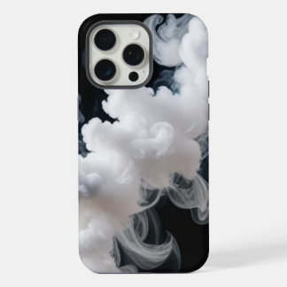 Fumées grasses en volutes sur fond noir – Coque de