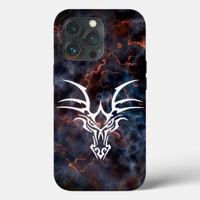 iPhone Hull Case Heaven and Hell Dragon (Back)
