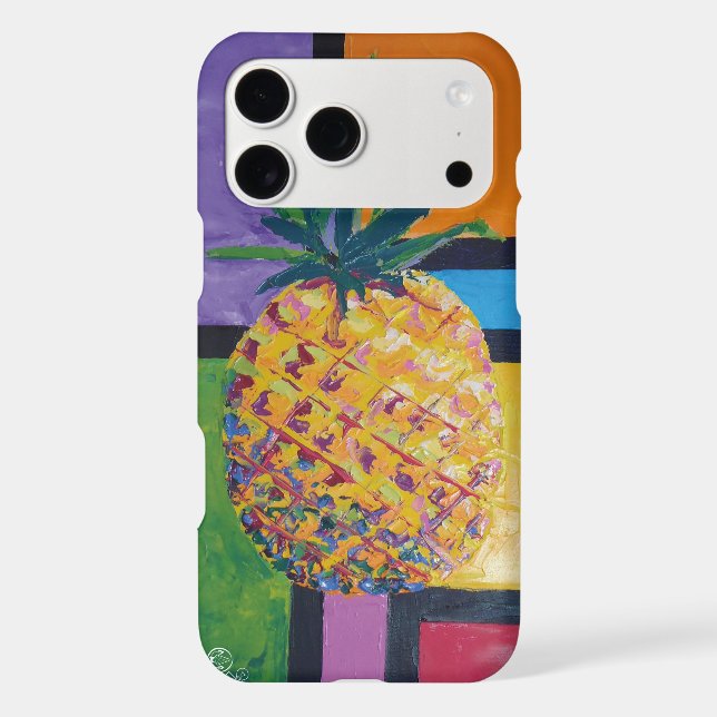 iPhone / iPad Case, Artwork Image: Pineapple, seri (Back)