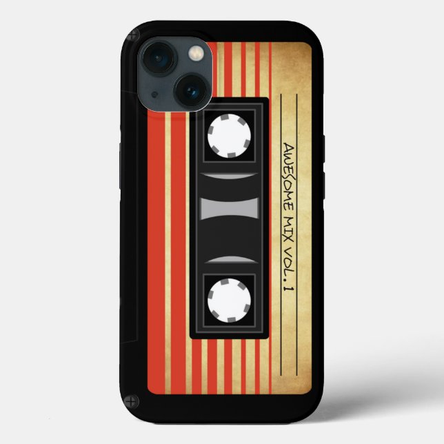 iPhone / iPad case Cassette Classic Mix Volume 1 (Back)