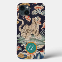 iPhone / iPad case CUSTOM INITIAL JAPANESE TIGER