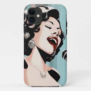 iPhone / iPad case Female Nightclub Singer