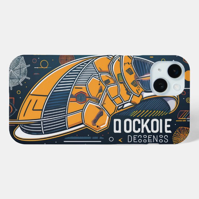 iPhone / iPad case in 3design Rokclonedesigns Art  (Back (Horizontal))