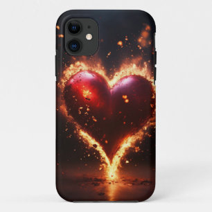 iPhone / iPad Case red Hot Fire – Bold Flame Energ