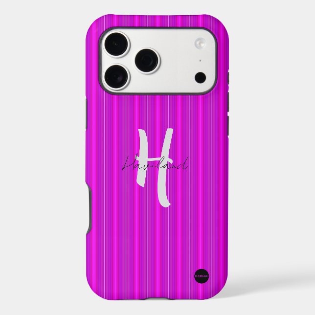 iPhone / iPad case Violet Pink HAMbWG (Back)