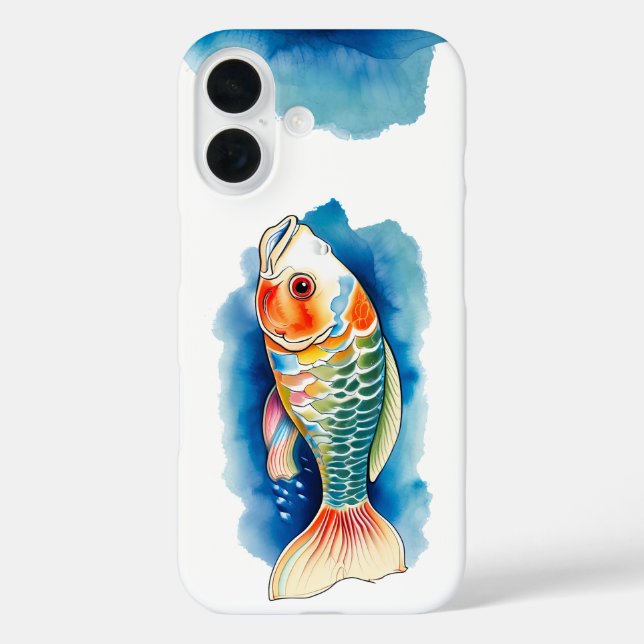 iPhone / iPad case - Watercolor Series: Koi Fish (Back)