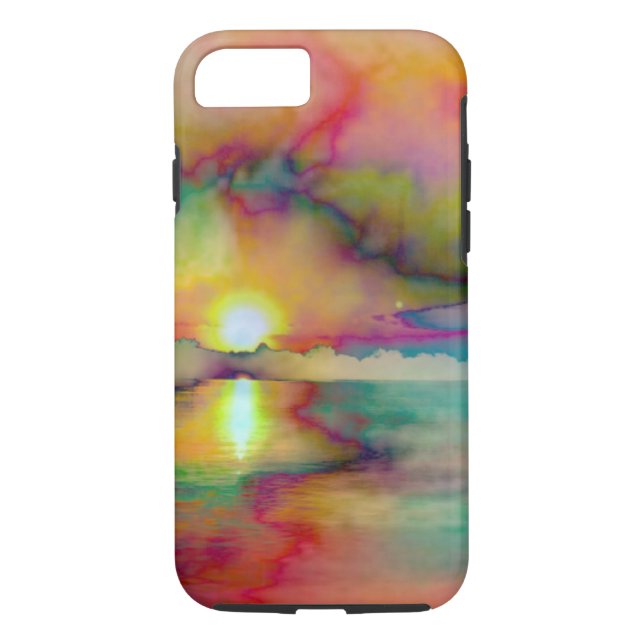 iPhone / iPad case/Watercolor-Sunset Case-Mate iPhone Case (Back)