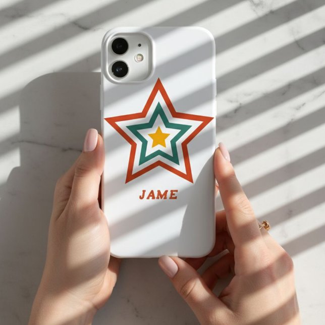 iPhone/iPad Case with Boho Groove Star and Custom  (Creator Uploaded)