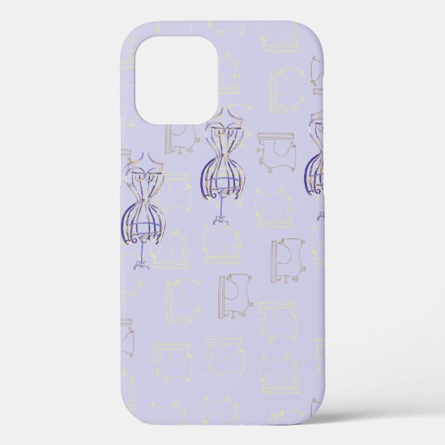 Iphone/iPad flatcover lila with maniqui. Case-Mate iPhone Case (Back)