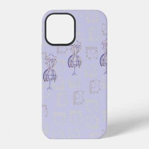 Iphone/iPad flatcover lila with maniqui. iPhone 12 Case