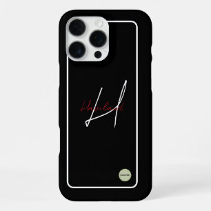 iPhone Modern Cell Phone Case w/ Name HAMbyWG