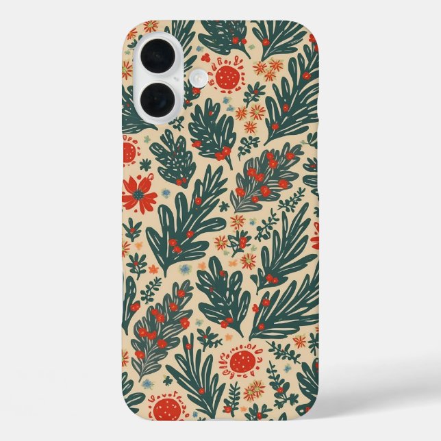 Iphone motif de Noël 16 coque (Verso)