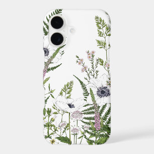 iPhone motif vintage fleur sauvage / coque ipad
