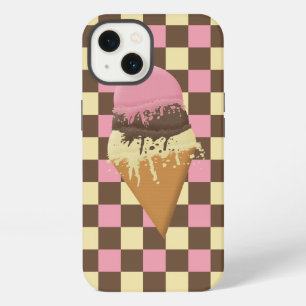IPhone Neapolitan Ice Cream Cone Case