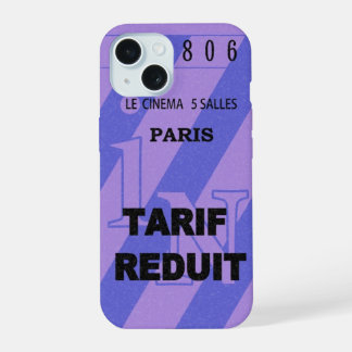 Iphone Paris cinema shell iPhone 15 Case