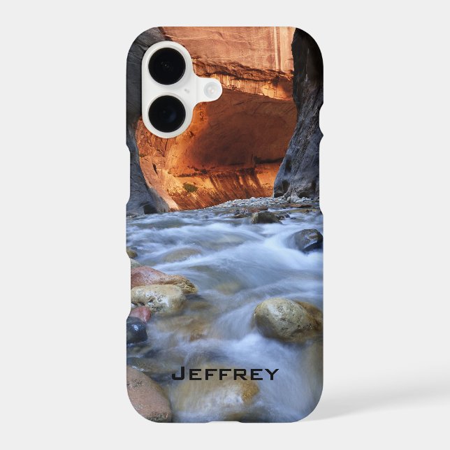 iPhone, Personalized, Custom Name Zion Narrows (Back)