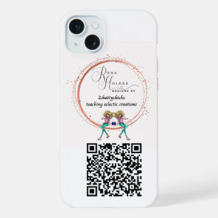 iphone Personalized Logo QR Code 15 Plus Case