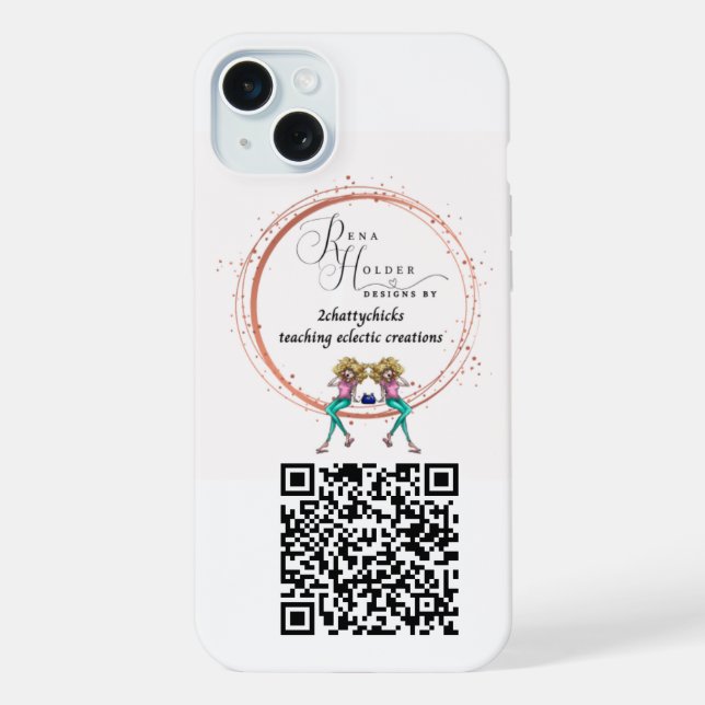 iphone Personalized Logo QR Code  Case (Back)