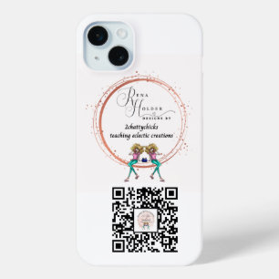 iphone Personalized Logo QR Code  iPhone 15 Mini Case
