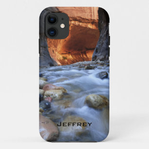 iPhone, Personalized Name , Zion Narrows iPhone 11 Case