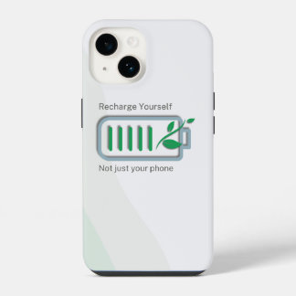 Pour iPhone 14 Recharge en pleine conscience : Coque de téléphone