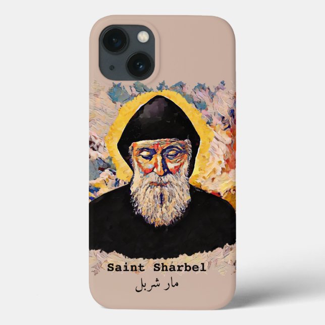 iPhone Saint Sharbel / coque ipad (Verso)