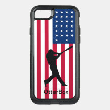 iPhone SE(2nd gen)/8/7 Coque - USA Baseball