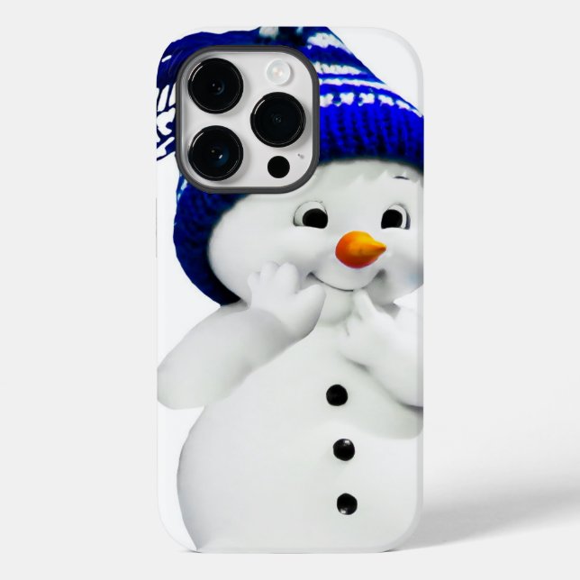 Iphone Snowman mignon / coque ipad (Verso)