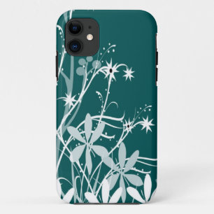 Iphone turquoise Spring Flowers 5 Coque