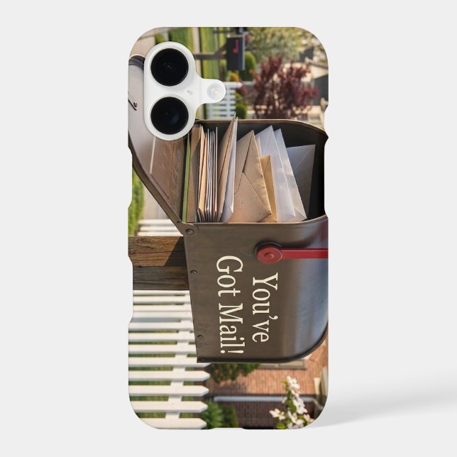 iPhone Vous avez un message - Coque de téléphone (Verso)