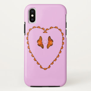 iPhone X case,butterflies in heart -Dance with me Case