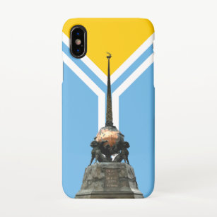iPhone X Tuvan Flag/Monument case