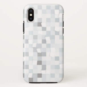 iPhone X White Abstract Design Case