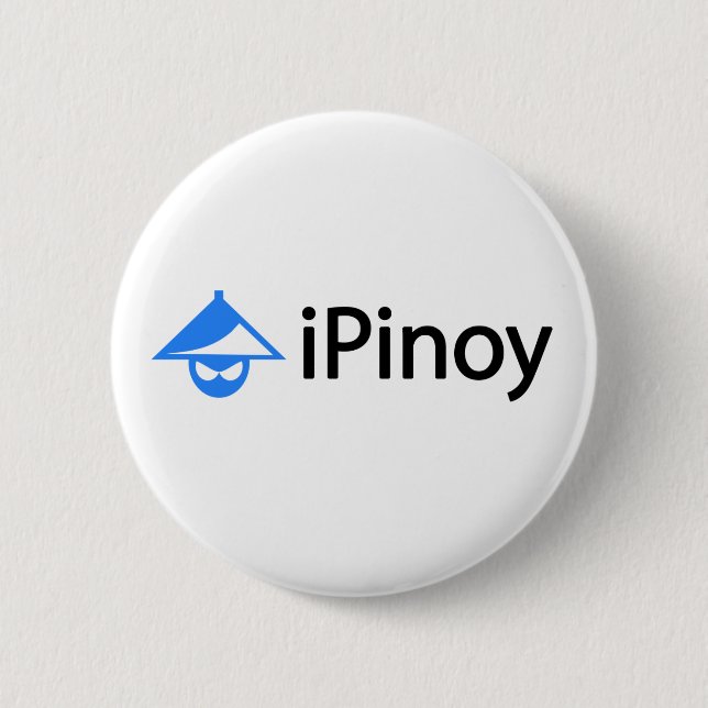 iPinoy 2 Inch Round Button (Front)