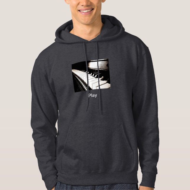 iPlay Piano Keys Hoodie (Front)