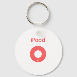 Ipod spoof Ipood pink Keychain