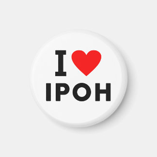 Ipoh Malaysia love city heart like travel symbol Magnet