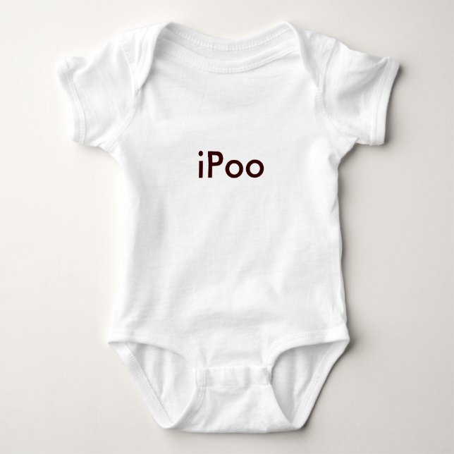 iPoo Baby Bodysuit (Front)