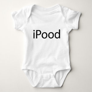 iPood/Apple Logo Baby Bodysuit