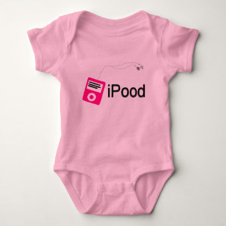 ipood-pink baby bodysuit