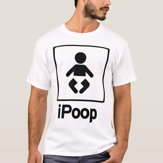 iPoop man T-Shirt (Front)