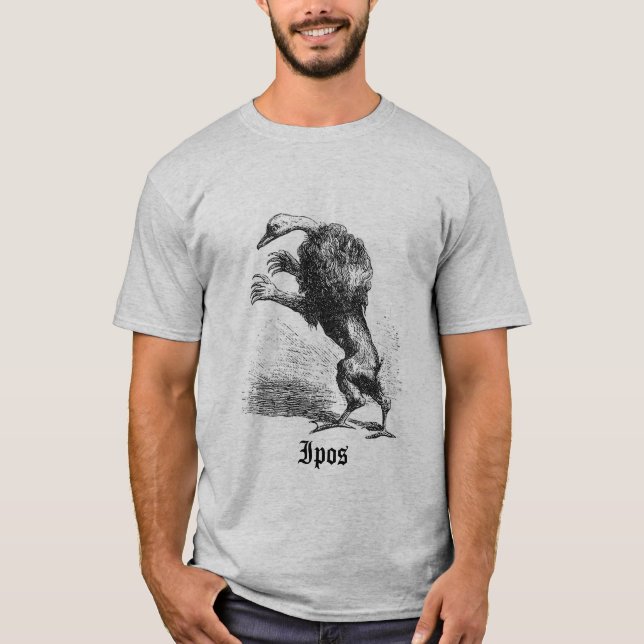 Ipos T-shirt Grey (Front)