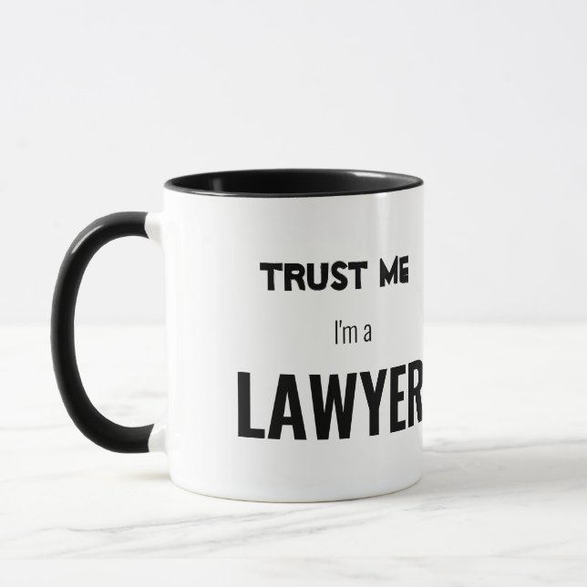 Ipsa Loquitur Trust Me I'm a Lawyer Mug (Left)